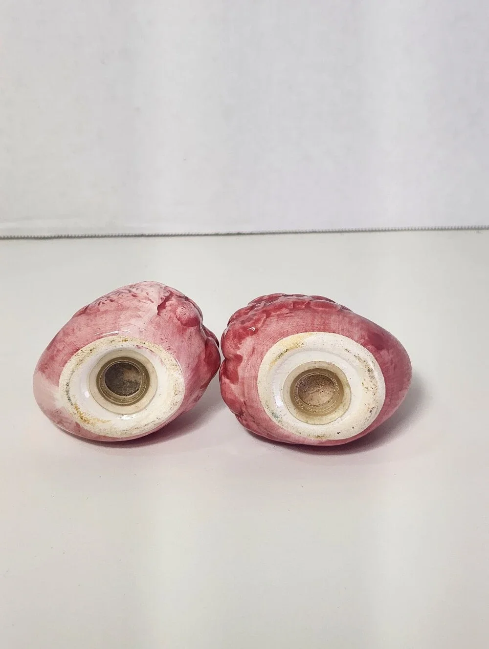Pink Flamingo Ceramic Salt & Pepper Shakers Set of 2 Kitchen Decor With Stoppers